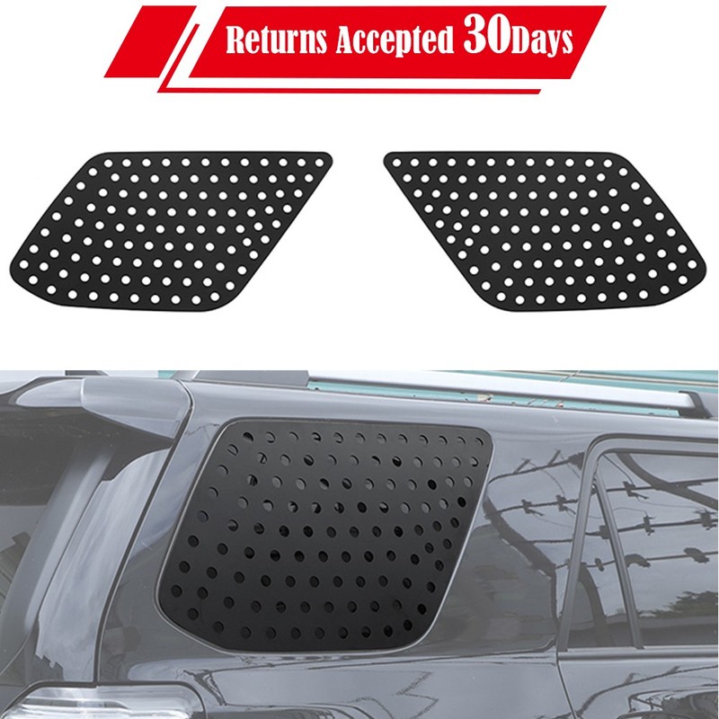 Auminum Rear Door Window Glass Decor Cover Trim For 4Runner 2010+