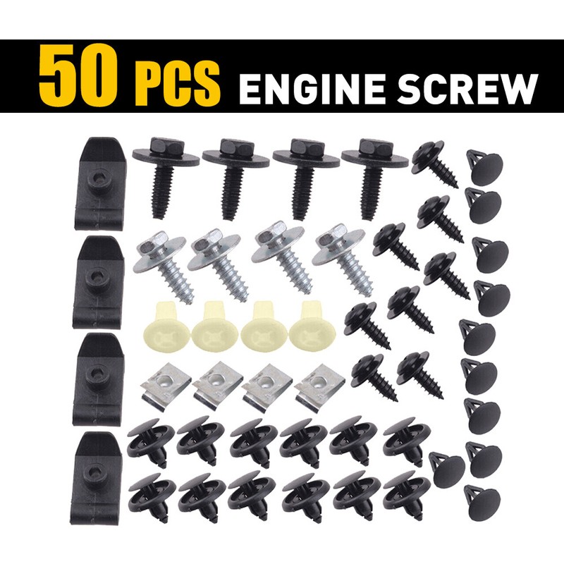 50pcs For Toyota Lexus Fender Liner Grommet Clips Fastener Retainer Bumper New