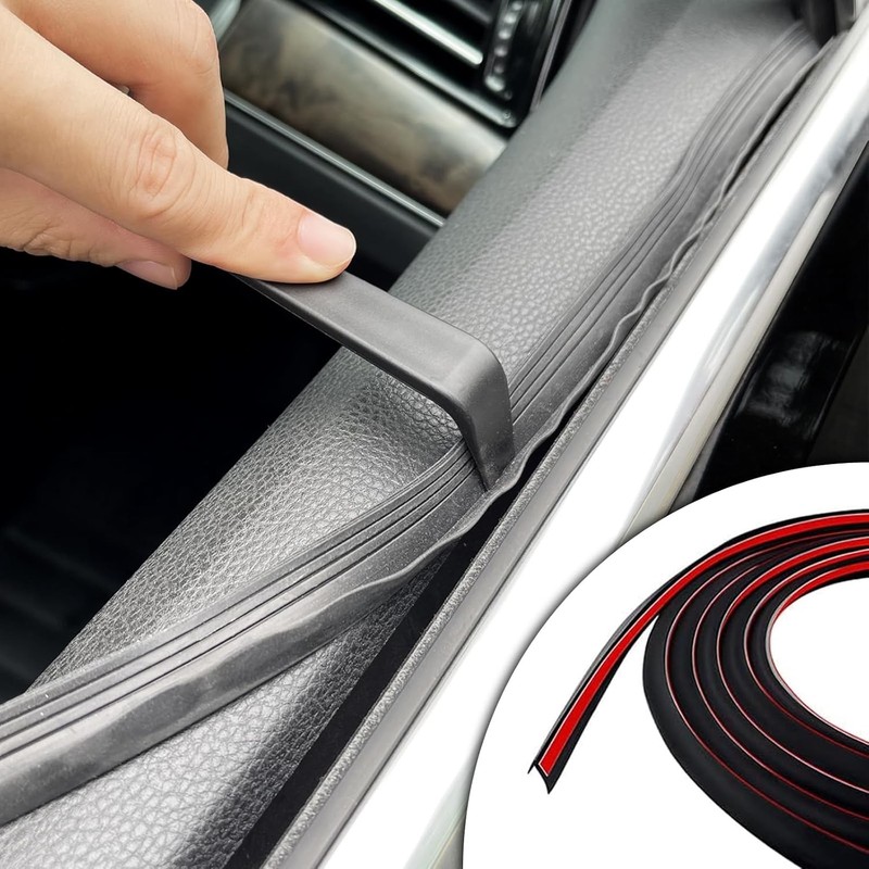 4M For Subaru Car Side Window Trim Edge Moulding V-Shaped Rubber Sealing Strip