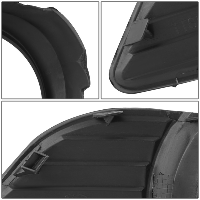 For 2011-2013 Toyota Sienna OE Style Smooth Black Fog Light Bezel Driver Left gallery