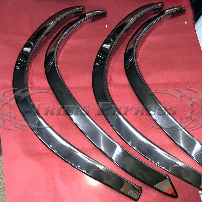 for:2008-2013 Cadillac CTS Sedan/Wagon/Coupe Stainless Fender Trim 4Pc 1 3/4" gallery