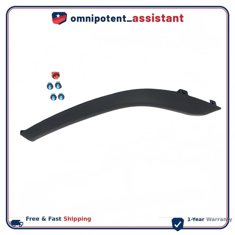 Wheel Flare Molding Rear Left Driver Side Fits For 2017-2025 Jeep Compass