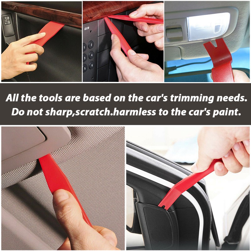 19Pcs Car Trim Removal Tool Set Hand Tools Pry Bar Panel Door Interior Clip Kit gallery