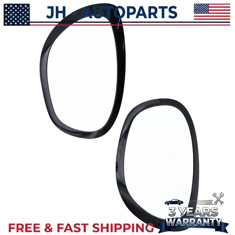 Fits Mini Cooper Countryman Cooper F60 17-21 Headlight Bezel Trim LH & RH Black