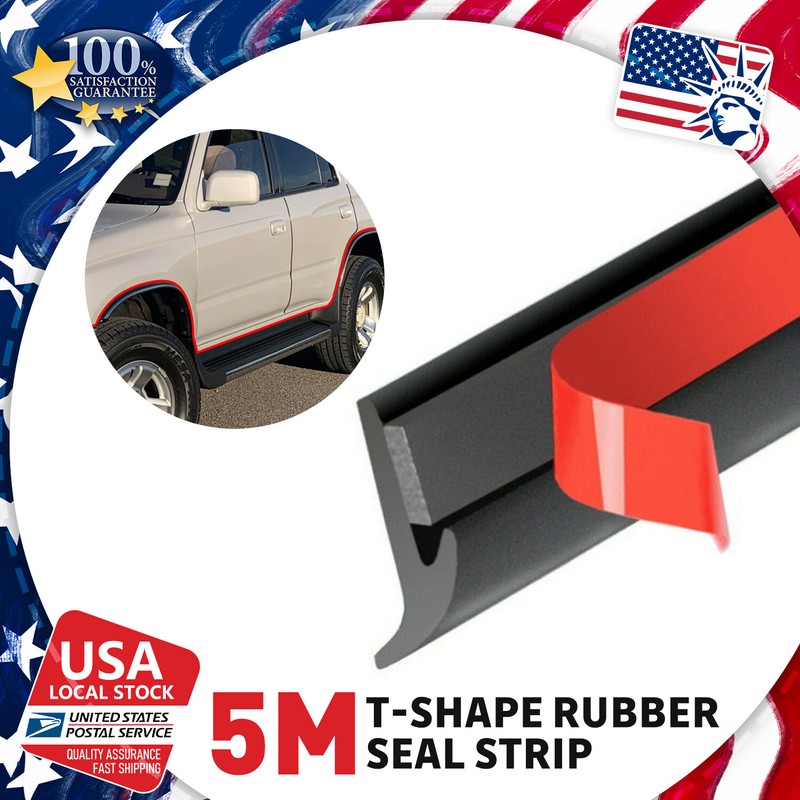 Car Windshield Weather Seal Rubber Trim Molding Cover 16 Feet For Toyota Models