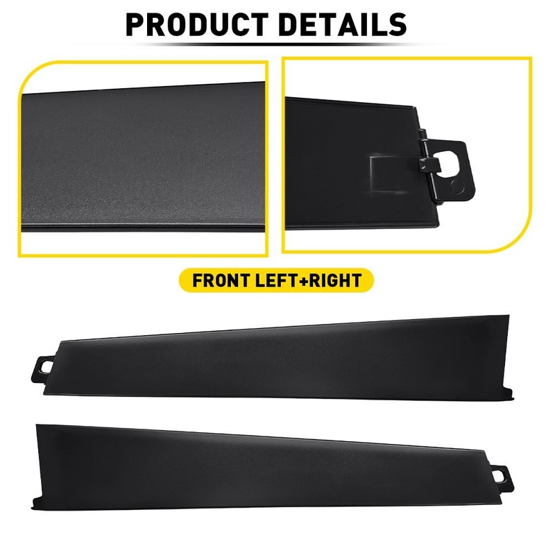 Front Door Pillar Molding Black For Honda Accord 2008 2009 2010 2011 - 2013 2-6X gallery