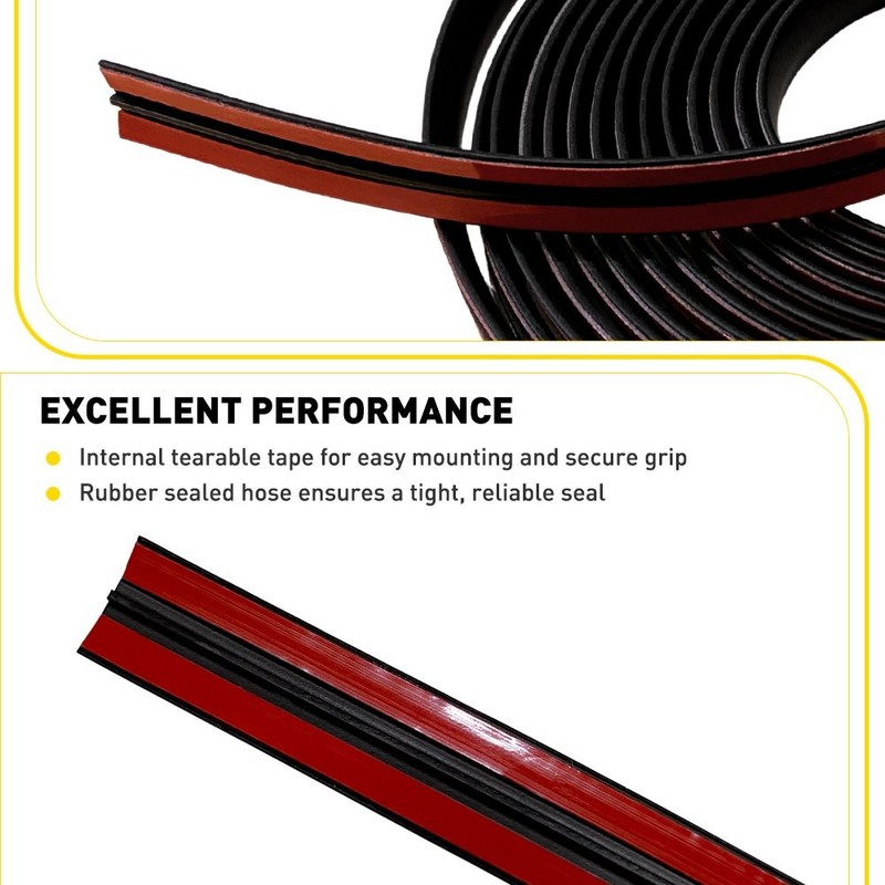 1-10X Windshield Sunroof Roof Top Window Seal Trim Water Leakage 14MMx5M T-shape gallery