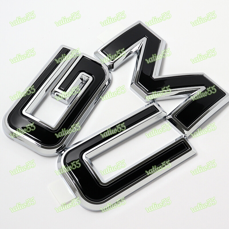 Rear Tailgate Only Chrome Black Emblem 2019-2023 GMC Sierra 1500 2500HD 3500HD