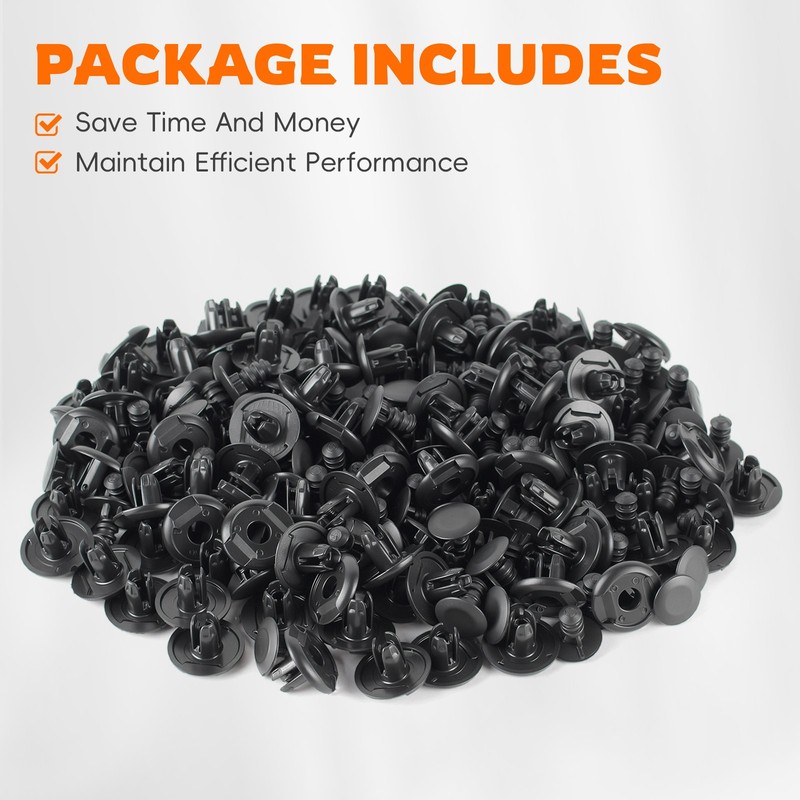100pcs Fender Splash Shield Clips Push Pin Fastener Retainer For Corolla Camry gallery