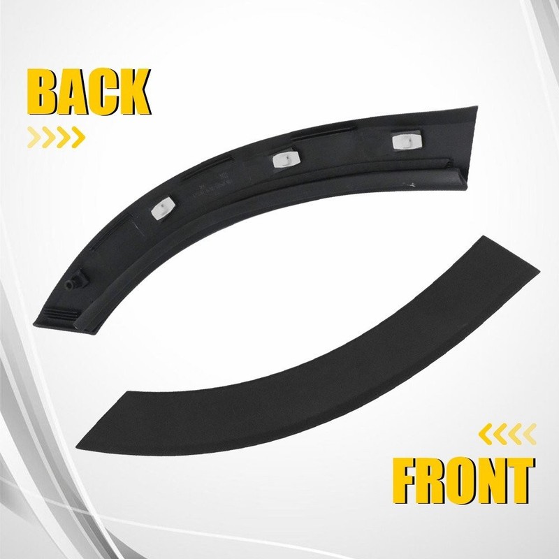 1-10 Black Left Fender Wheel Arch Molding Fit 2016-2022 Honda Pilot Touring Rear gallery