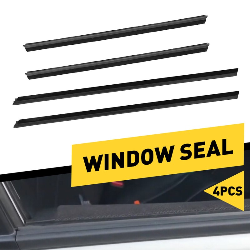 For 2008 2009-2013 Honda Fit Jazz 4PCS Door Belt Weather Strip Molding Sea H