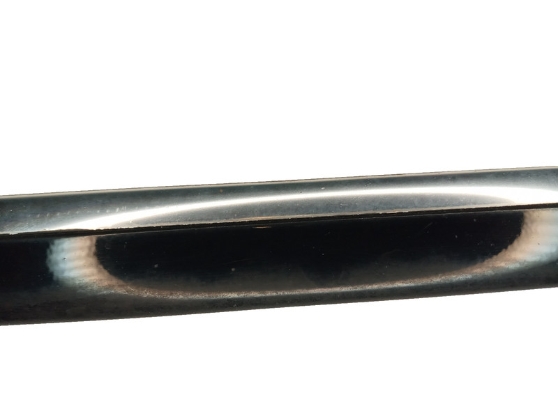 VW MK4 JETTA BLACK W/ CHROME STRIP RIGHT FRONT PASSENGER DOOR MOLDING STRIP OEM gallery
