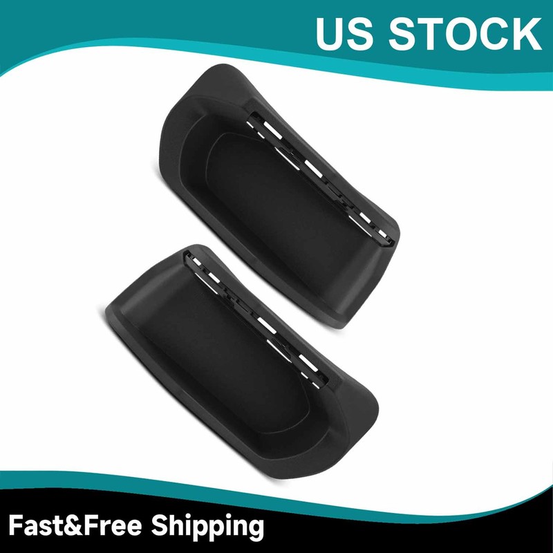 2Pcs New Bumper Face Bar Trim Molding Step Pad For Chevy Rear L + R Side
