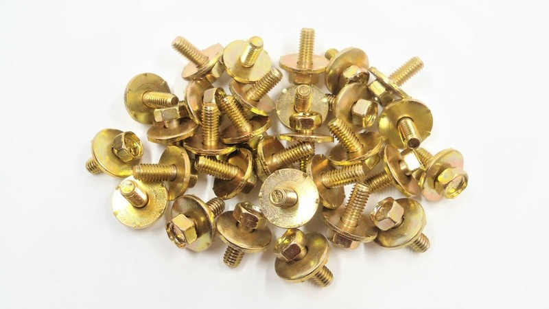 40 BODY BOLTS FOR NISSAN! M.6-1.0 x 16MM 10MM HEX FITS SENTRA MAXIMA TITAN ETC gallery