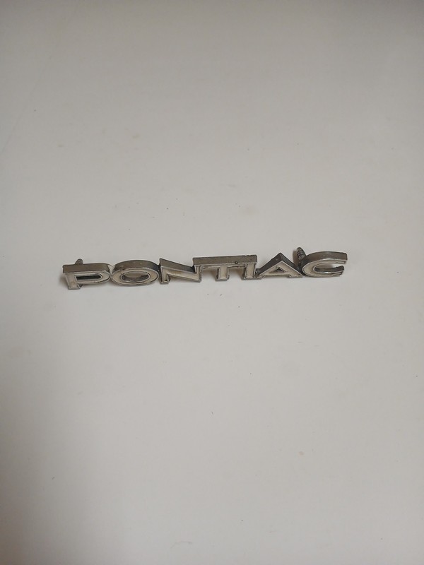 1974 PONTIAC VENTURA & GTO HEADER, GRILL EMBLEM 74 FREE SHIP Made IN USA