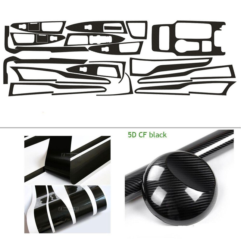 For Ford Fusion 2017-2020 5D Carbon Fiber Sticker Inner Panel Trim Decals gallery