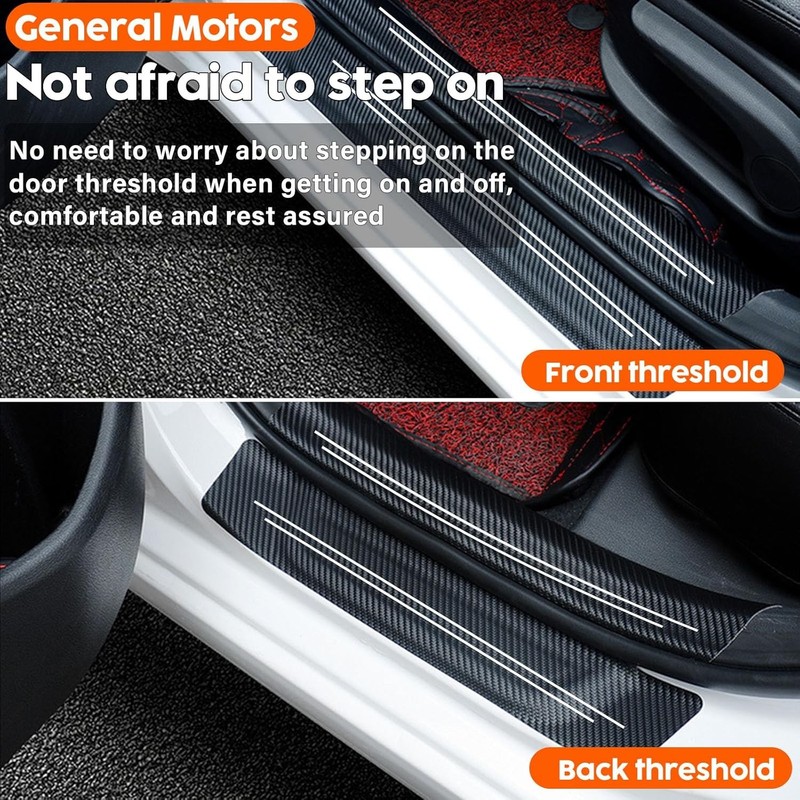 Customized For Hyundai 9Pc Car Door Sill Trunk Trimmable Threshold Protector Kit gallery
