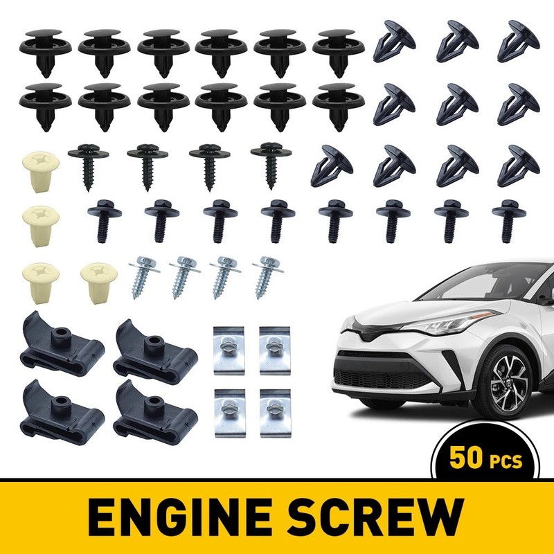 For Toyota Lexus Under Engine Cover Clips Mudguard Screws Shield Car Accessories