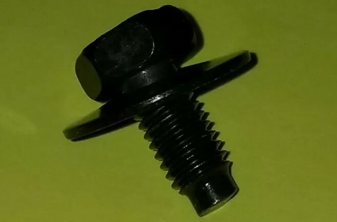 Nissan 08363-6122H 6mm Bolt 18mm-L 10mm-UHL M6-1.0 18mm-OD 10mm-Hex + Washer