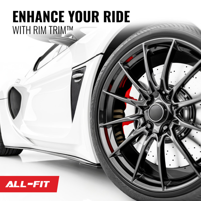 ALL-FIT Rim Trim Wheel Protection Strips Prevent Curb Rash and Scratches (BLACK) gallery