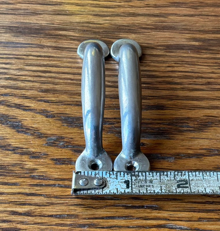 1920s 1930s GRAB PULL HANDLES vtg door windshield hood- gallery