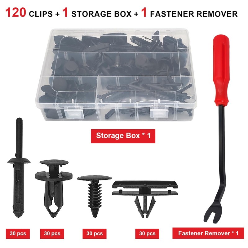 121PCS Fender Clips for 20072022 Jeep Wrangler JL JK & 20052010 Grand Cheroke... gallery