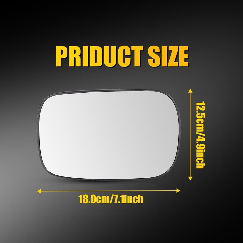 For Volvo XC60 2010-2017 Driver Side Heated Mirror Glass with Backing Plate 1-10 gallery