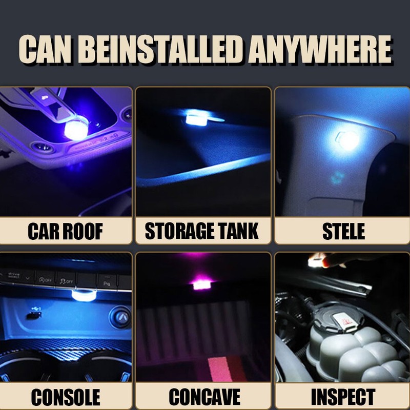 Multicolor LED Light Interior Car Accessories Atmosphere Lamp Remote Control gallery