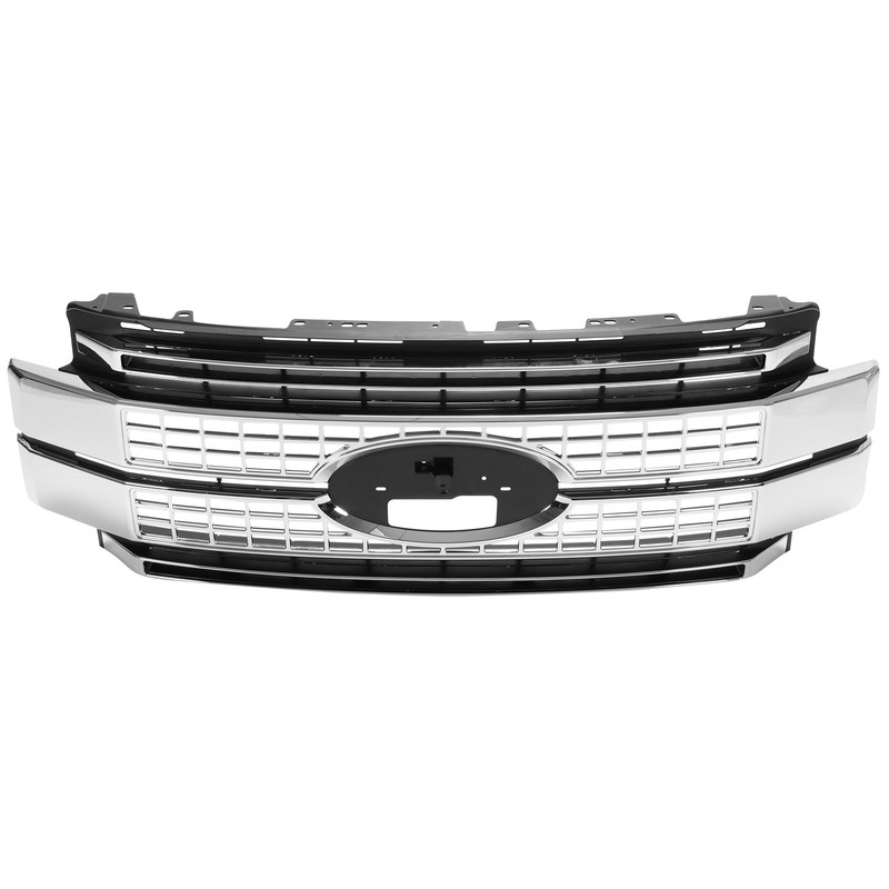 Chrome ABS Front Grille Grill For Ford Super Duty F250 F350 F450 2017 2018 2019 gallery