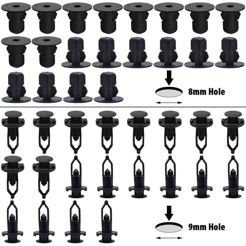 100x Car Body Trim Moulding Clips Undertray Splash Shield Rivet For Toyota Lexus gallery