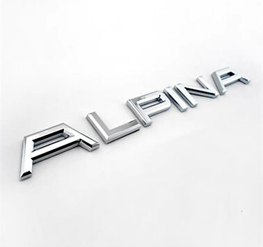 Chrome Customized For Alpina B3 Car Trunk Emblem Badge Decal B3 B4 B5 B6 B7 B8 gallery