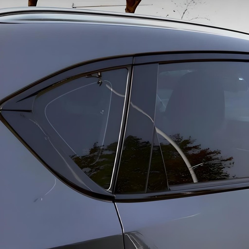 FOR Mazda CX-5 2017- 2025 Gloss Black Car Window Molding Trims Seal Belt Strips gallery