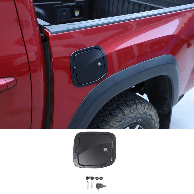 Gas Cap Cover Fuel Filler Door Fuel Tank cover W/ Lock For Toyota Tacoma 2016-22 gallery