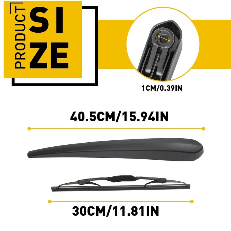 1-10Set For Chevrolet Equinox 2010-17 Rear Wiper Arm&Blade Replacement 84059856 gallery
