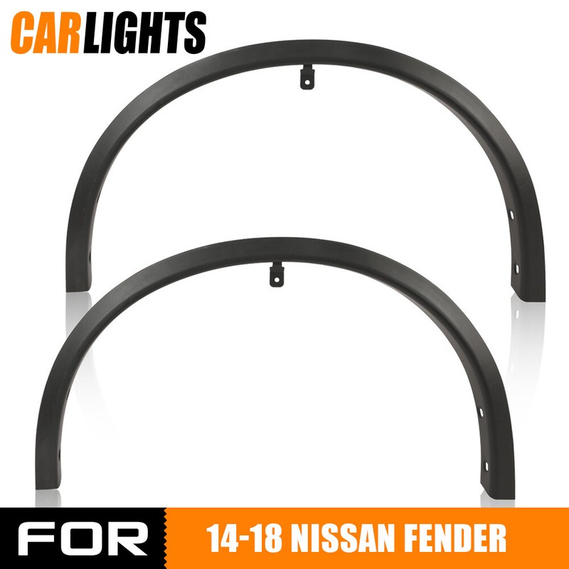 2PCS Front Fender Flares Molding Trim LH & RH New Fit For 2014-2020 Nissan Rogue