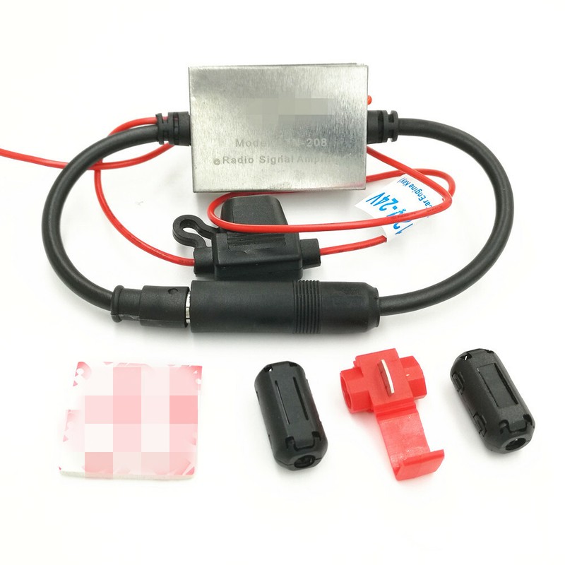 Car Auto Stereo FM AM Radio Signal Antenna Aerial Signal Amp Amplifier Booster gallery