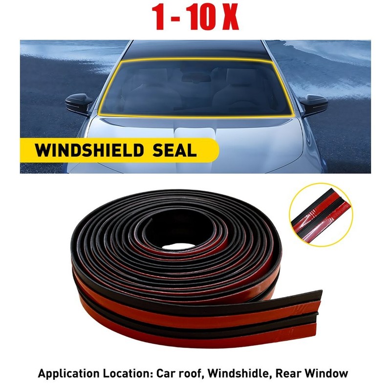 1-10 Car Roof Trim Molding Seal Sealant Door Edge Protector Seal 30MMx3M T-shape
