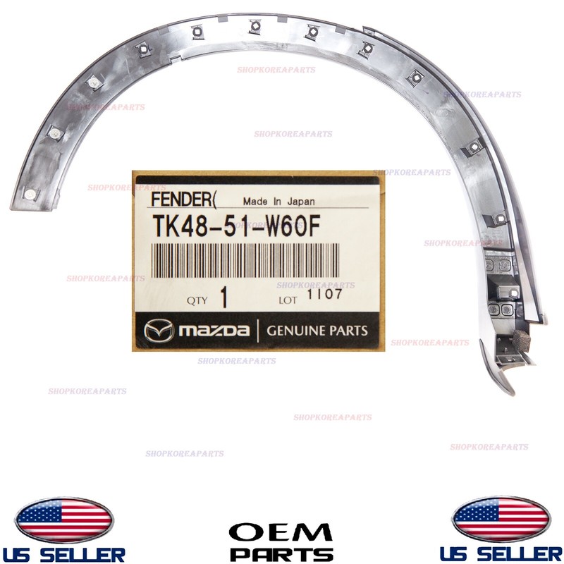 Genuine Rear Fender Wheel Opening Molding Left Driver Side OEM Mazda CX-9 16-23 gallery