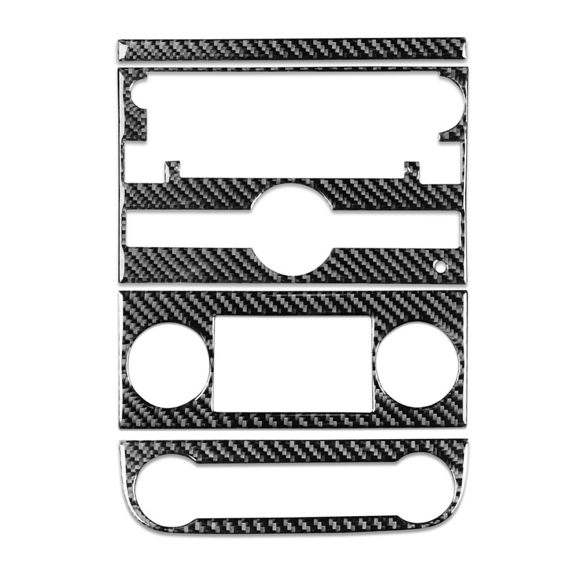 Carbon Fiber Center Console Panel Set Trim For Silverado Sierra Tahoe 2007-13 gallery