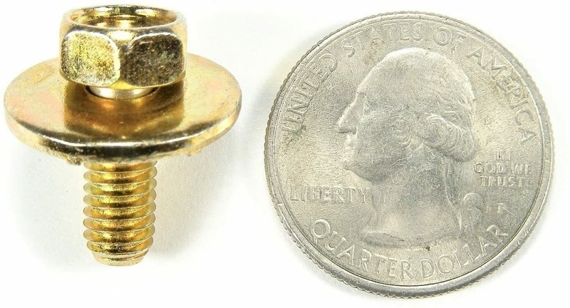Metric Body Bolts Barbed Nuts- M6-1.0 x 16mm 10mm Hex 10 Ea #2117(1903/1922)-TBB gallery