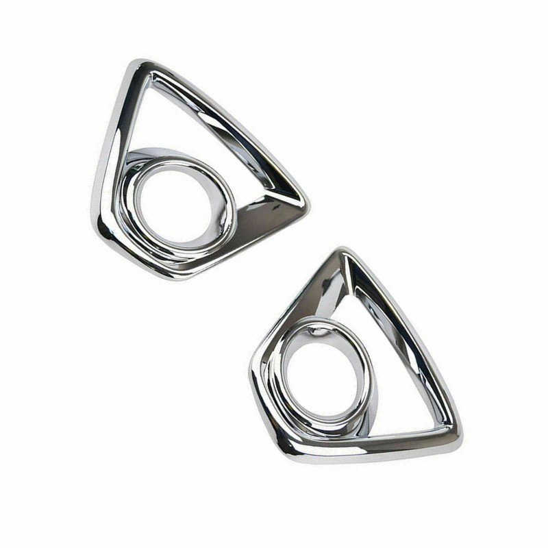 ABS Exterior Decor Chrome Front Fog Light Cover Trim For Mazda CX-5 2013-2014