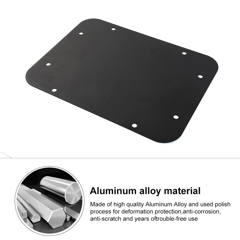 Rear Door Spare Tire Tailgate Vent-Plate Cover Trim for Jeep Wrangler JK JKU 07+ gallery