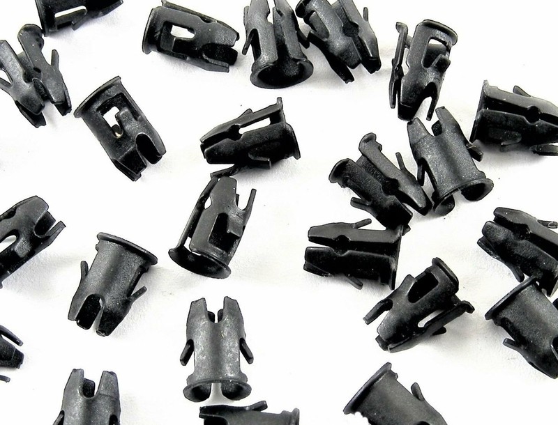 Emblem Trim Barrel Clips Tubular Nuts Fit 3/16″ Hole 1/8″ Stud Qty-50 #218-50CC