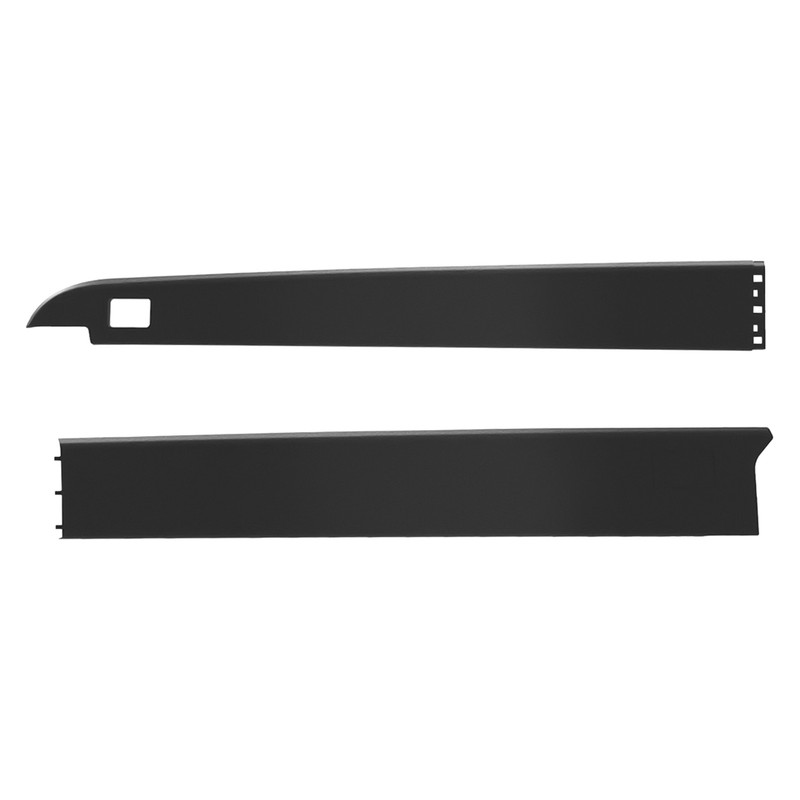 For 2009-2022 Ram 1500 Crew Cab 5‘7‘’ Bed Rail Tailgate Cap Molding Trim Set gallery