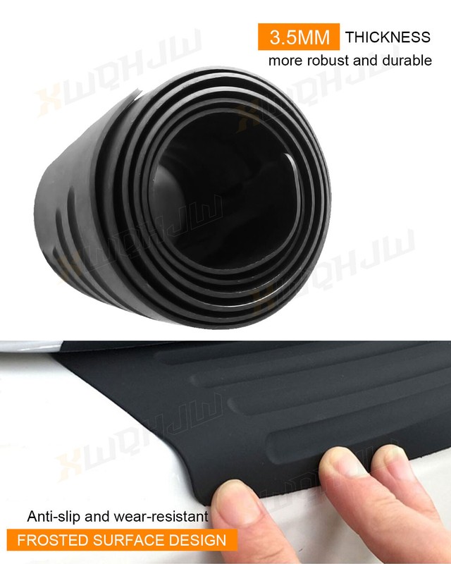 Fit for Toyota 4Runner 2010-2020 Rear Bumper Guard Rubber Protector Kit gallery