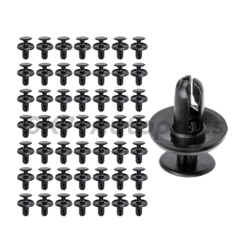 50Pcs MR288150 Push Clips for Mitsubishi Subaru Bumper and Fender Liner gallery