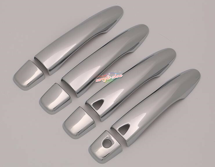 For 2020 Nissan Versa Sedan ABS Chrome Car external Door handle Cover Trim 8pcs gallery