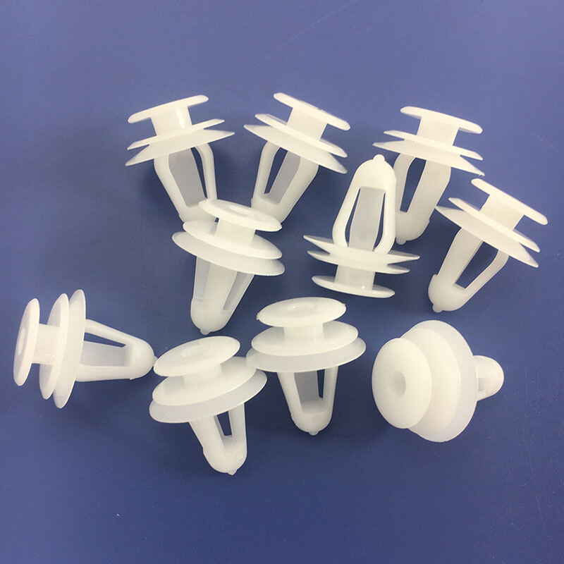 10x Door Trim Panel Fastener Nylon Clips Retainer White For Toyota 67771-02030 gallery