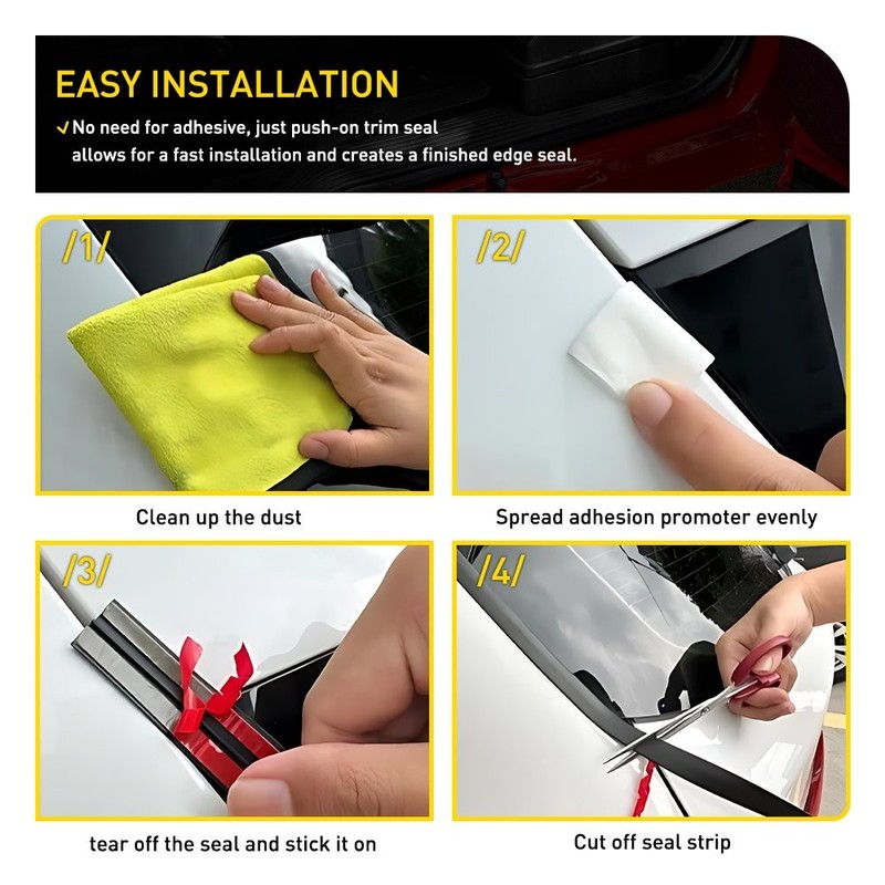 30MM Truck Weather Seal Strip Car Roof Windshield Trim Edge Molding Protector gallery