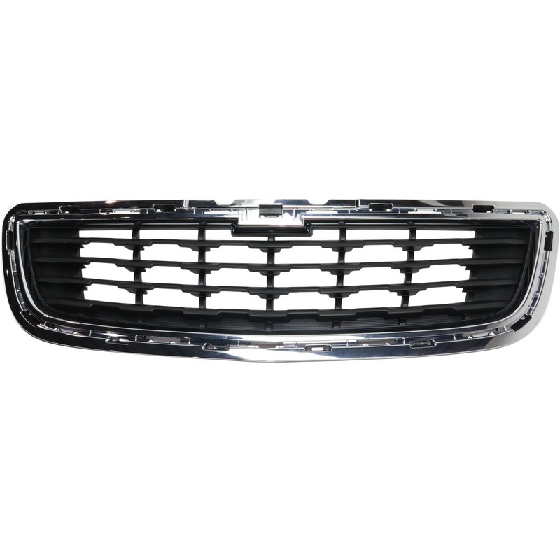 Grille For 2013 2014 2016 Chevrolet Trax Lower Chrome Shell with Black Insert